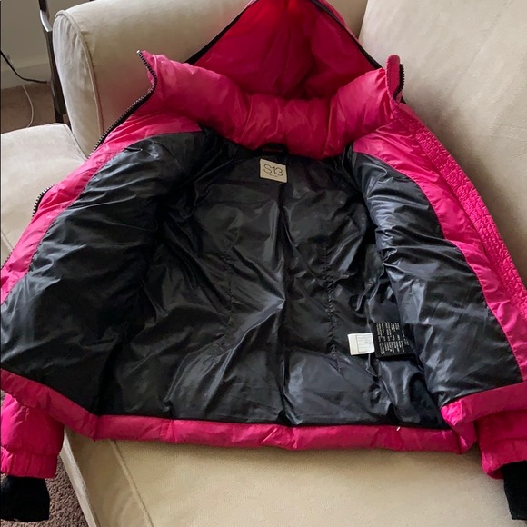 Pink Puffer Jacket Kids. - Picture 4 of 5